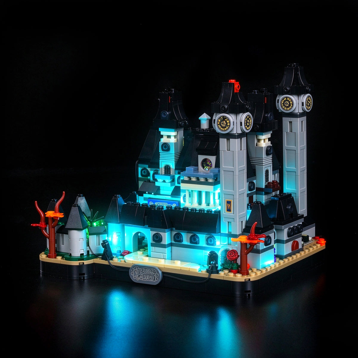 Kit d’éclairage BrickBling pour LEGO Wednesday Nevermore Academy 76788