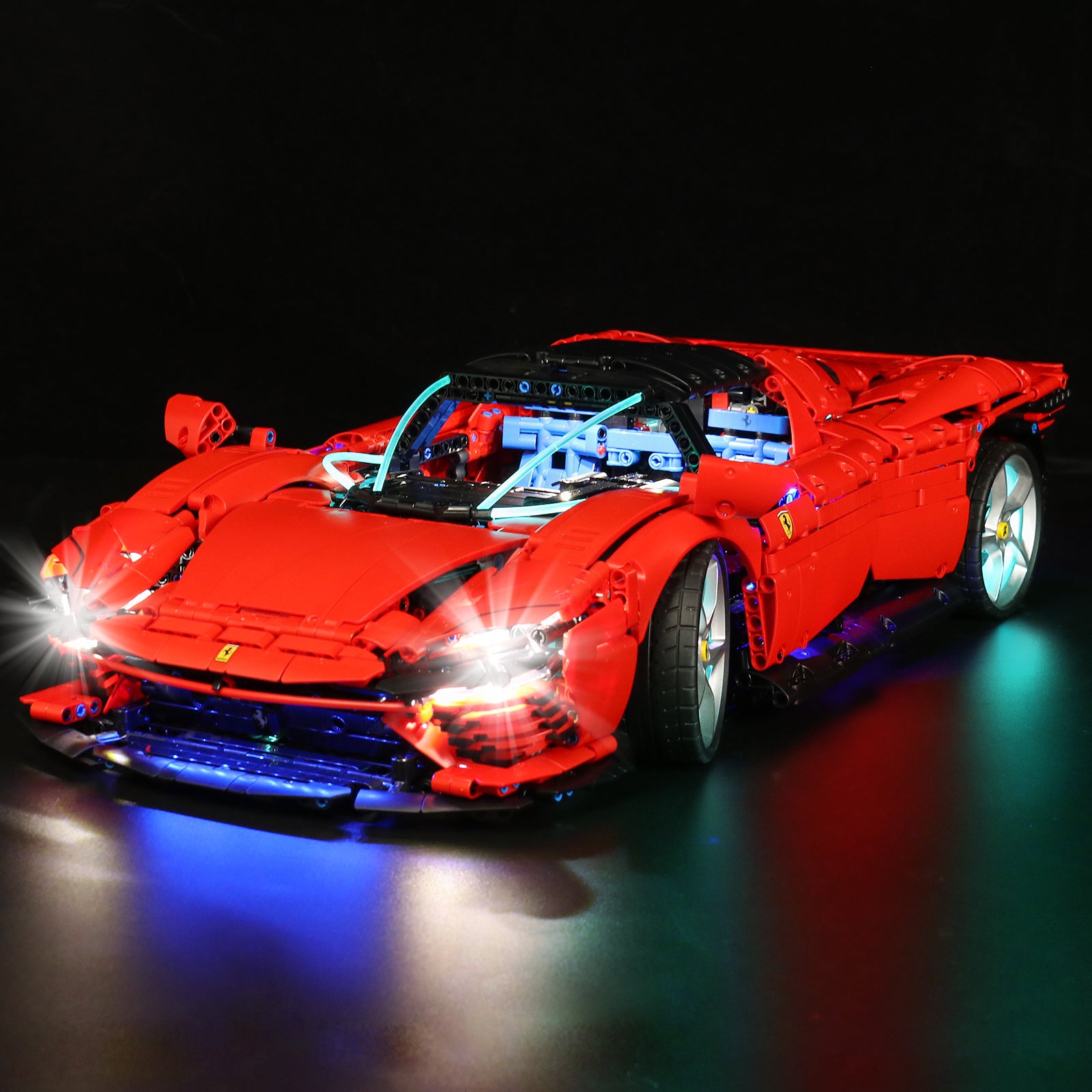 BrickBling Light Kit for LEGO Technic Ferrari Daytona SP3 42143 Upgraded Version