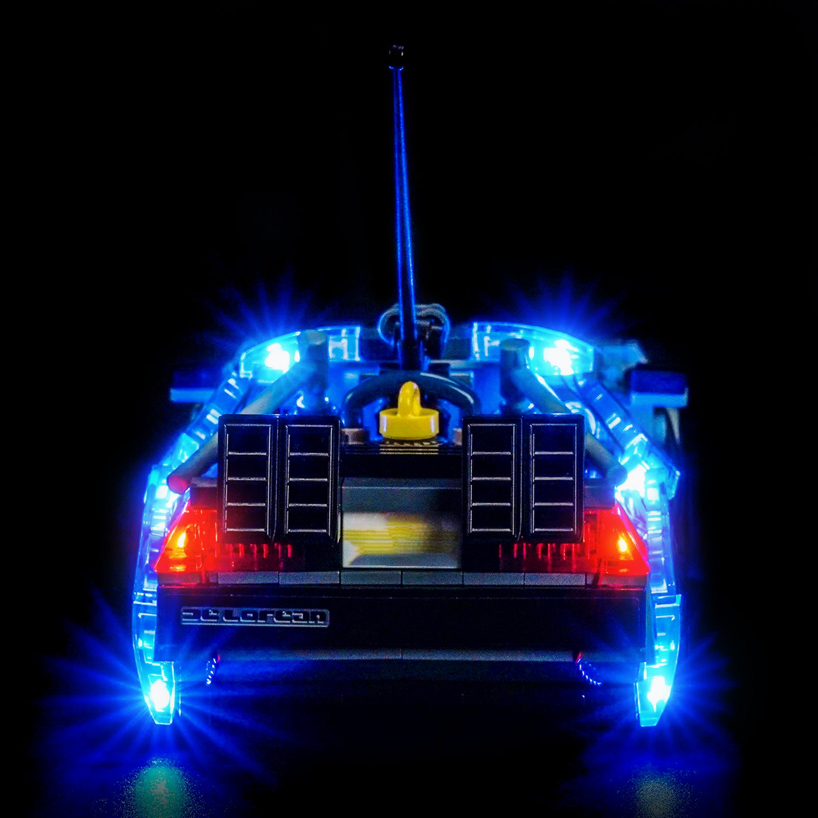 Kit d'éclairage BrickBling pour la machine à voyager dans le temps LEGO Speed Champions de Retour vers le futur 77256