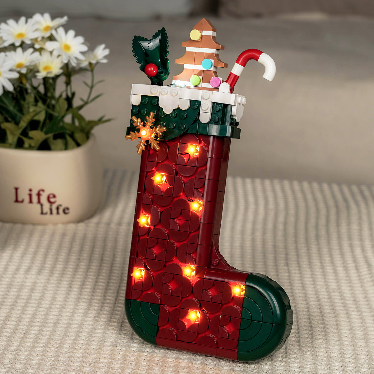 BrickBling Beleuchtungsset für LEGO Weihnachtsstrumpf 40958