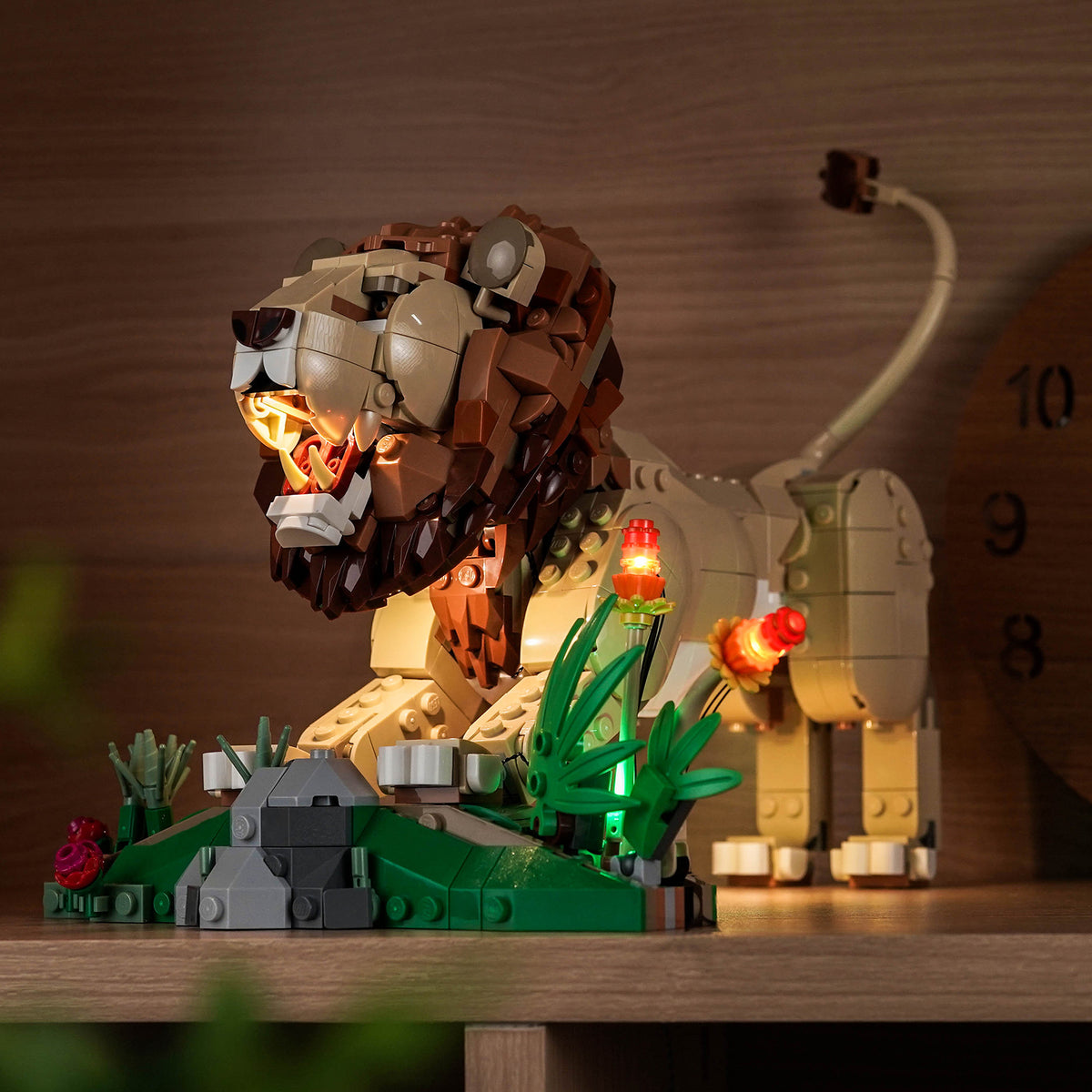 BrickBling Light Kit for LEGO Creator 3-in-1 Wild Animals: Majestic Lion 31386