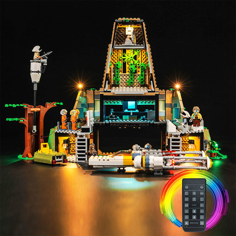 BrickBling Lichtset für LEGO Yavin 4 Rebellenbasis 75365