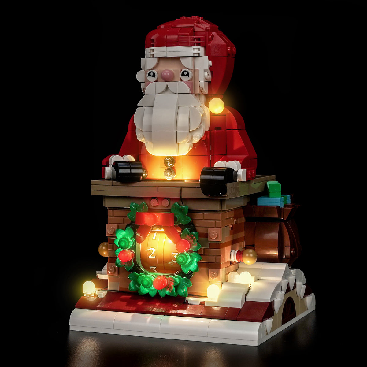 BrickBling Light Kit for LEGO Santa's Holiday Countdown 40874