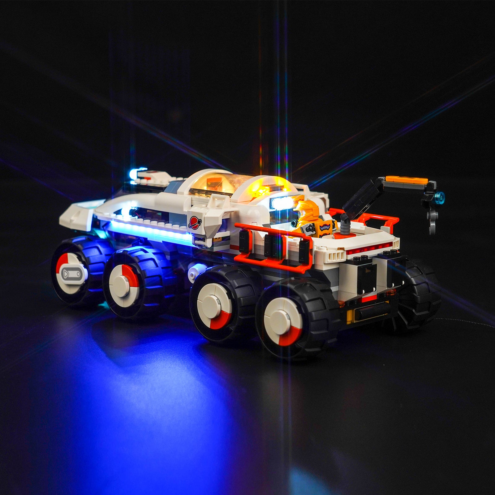 BrickBling Light Kit for LEGO City Command Rover and Crane Loader 60432