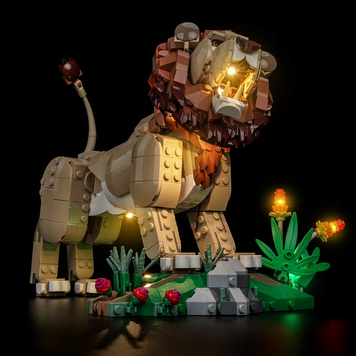 BrickBling Light Kit for LEGO Creator 3-in-1 Wild Animals: Majestic Lion 31386