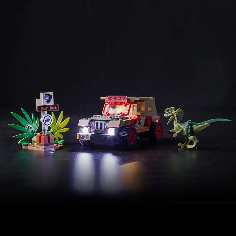 BrickBling Light Kit for LEGO Dilophosaurus Ambush 76958