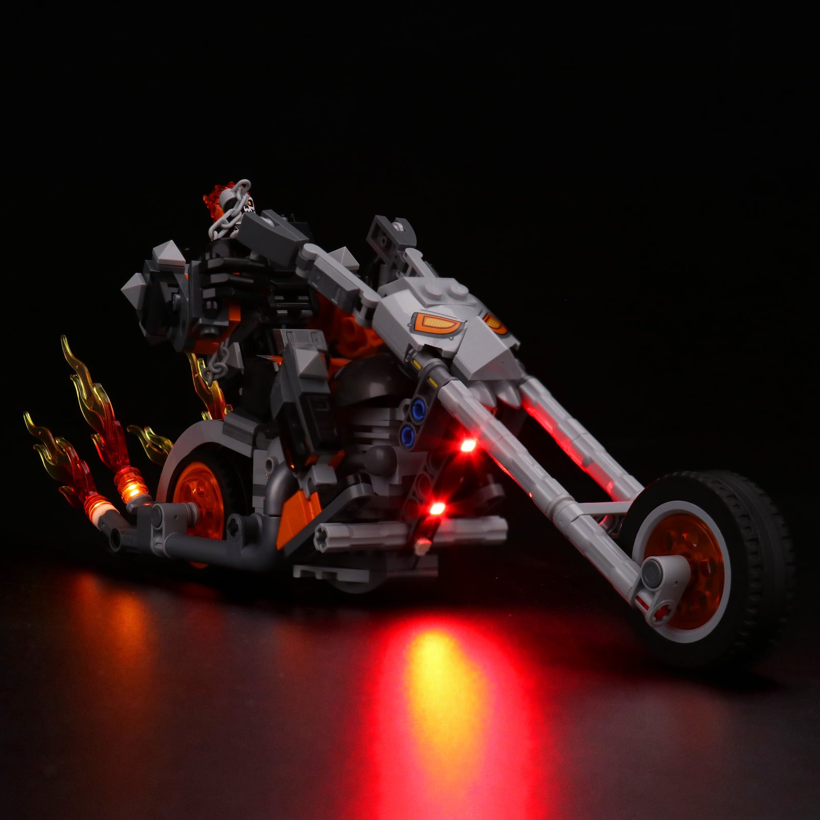 BrickBling Light Kit for LEGO Ghost Rider Mech & Bike 76245