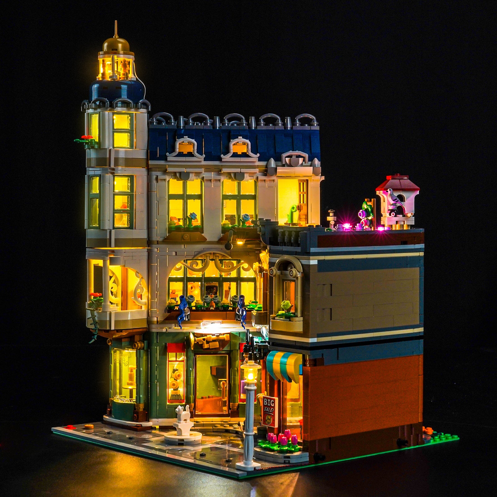 BrickBling Light Kit for LEGO Icons Shopping Street 11371
