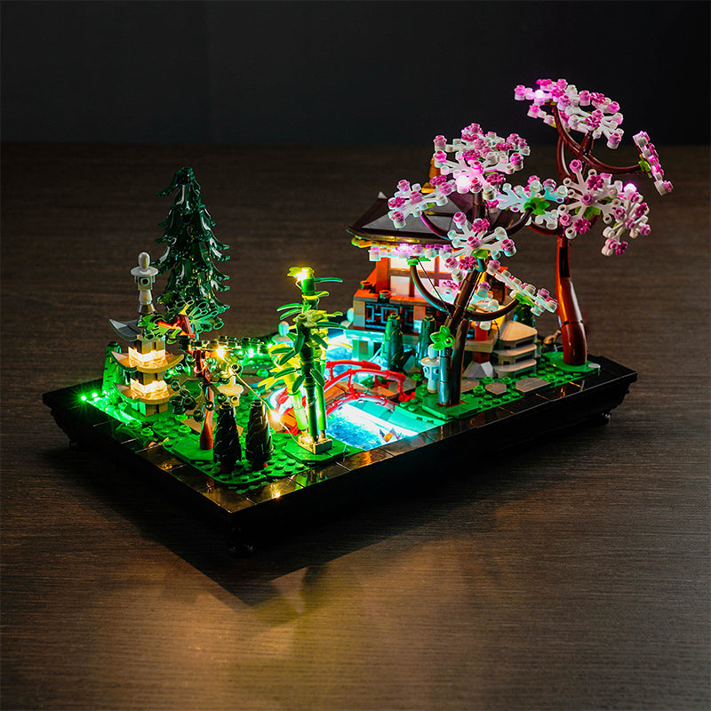 Kit d'éclairage BrickBling pour LEGO Tranquil Garden 10315