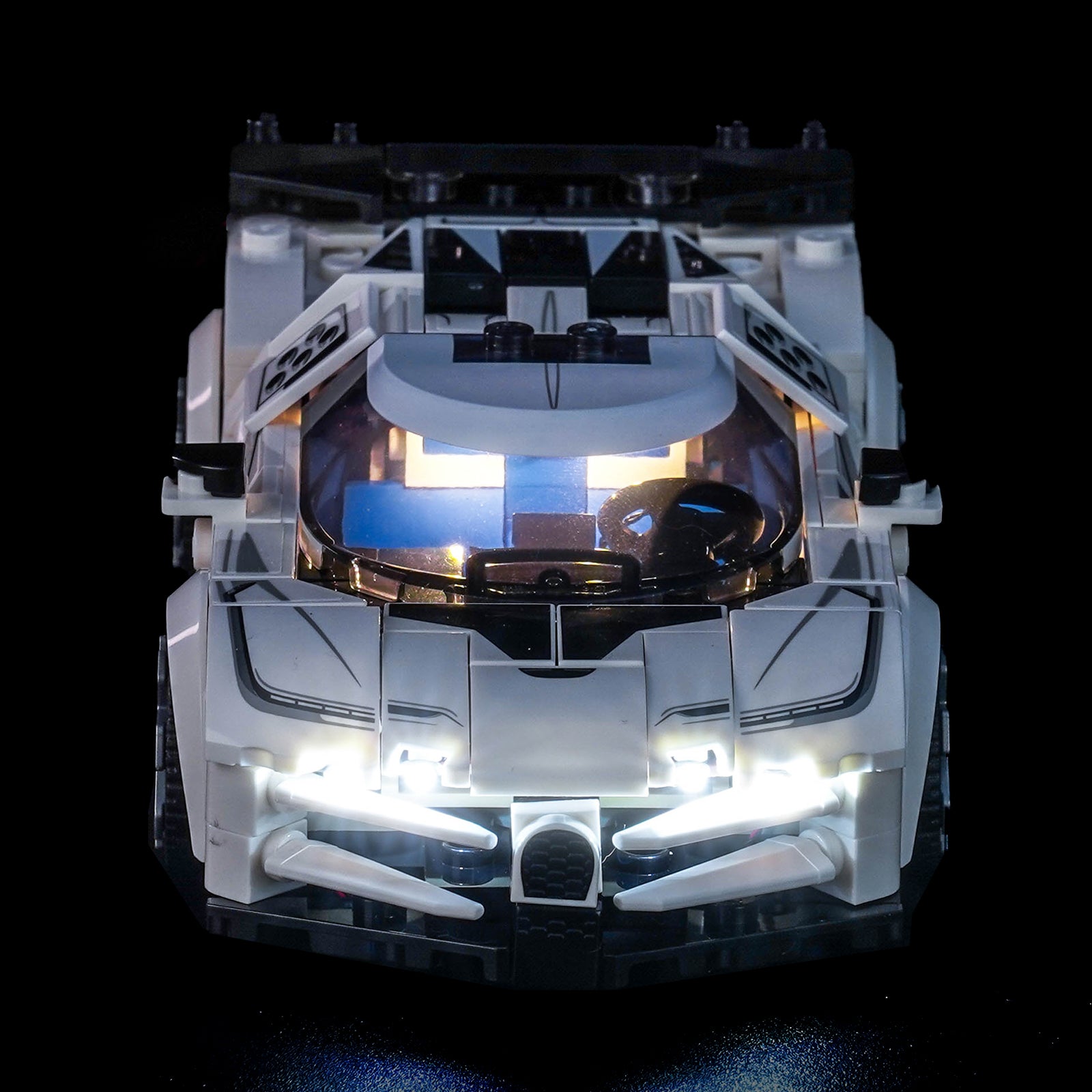 Kit d'éclairage BrickBling pour LEGO Speed Champions Bugatti Centodieci Hypercar 77240