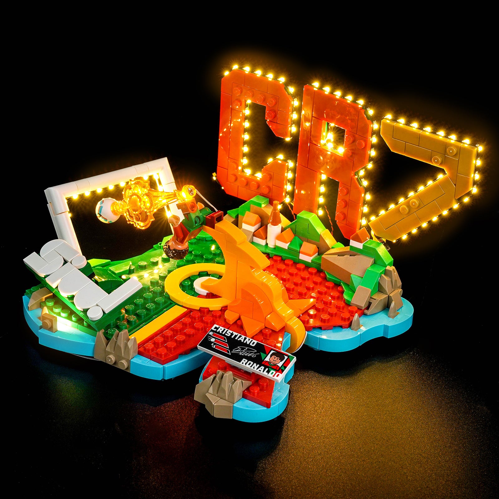 BrickBling Light Kit for LEGO Editions Cristiano Ronaldo – Soccer Highlights 43012