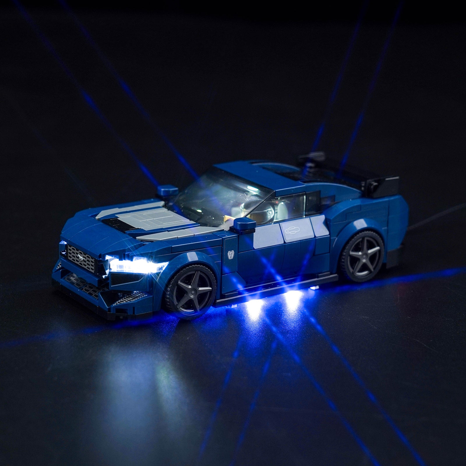 BrickBling Light Kit for LEGO Speed Champions Ford Mustang Dark Horse Sports Car 76920