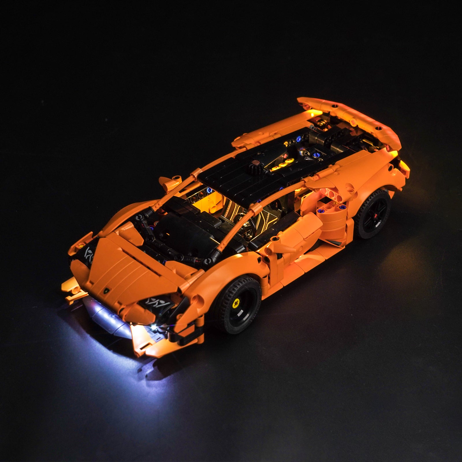 BrickBling Lichtset für LEGO Lamborghini Huracán Tecnica Orange 42196