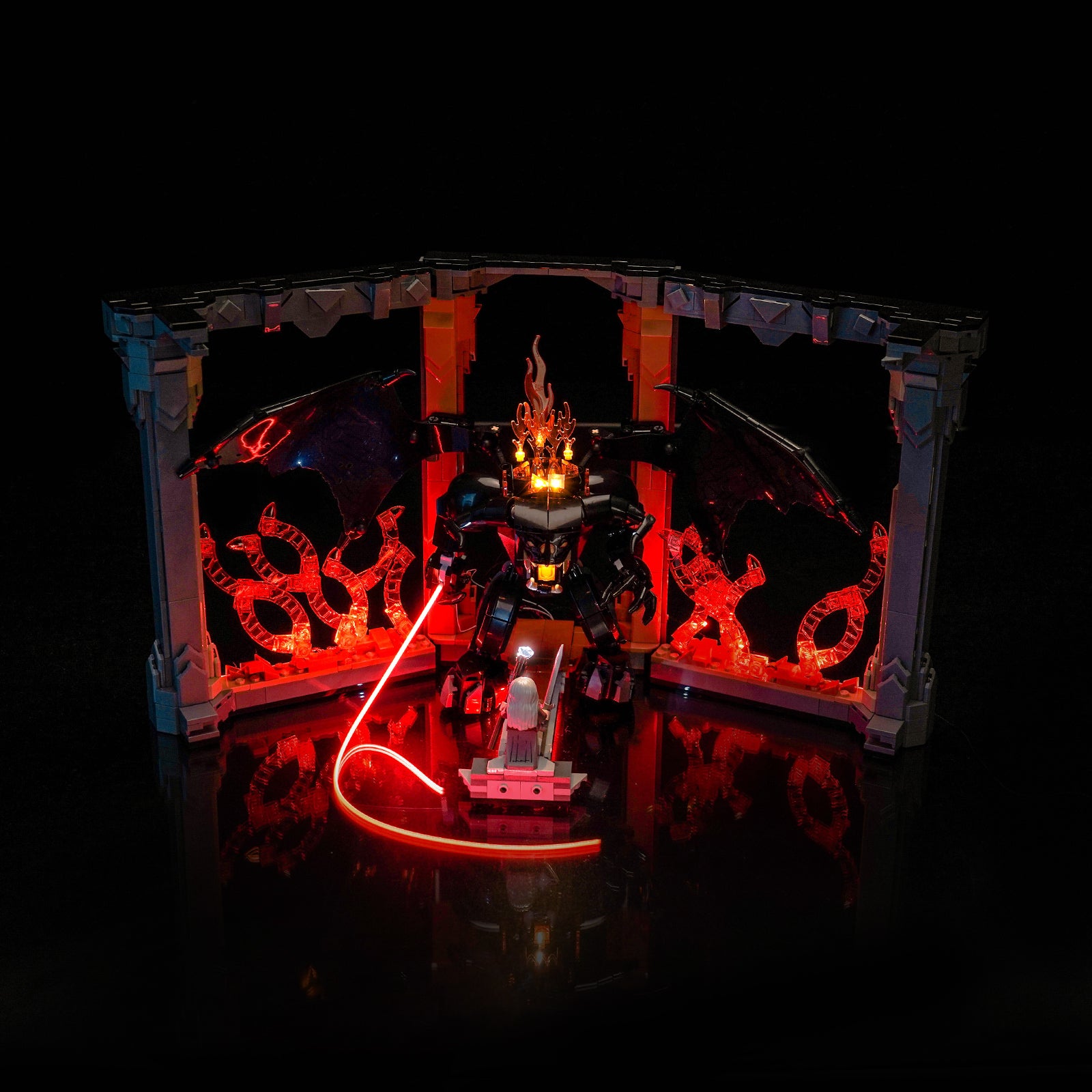 BrickBling Light Kit for LEGO The Lord of the Rings: Balrog™ Book Nook 10367