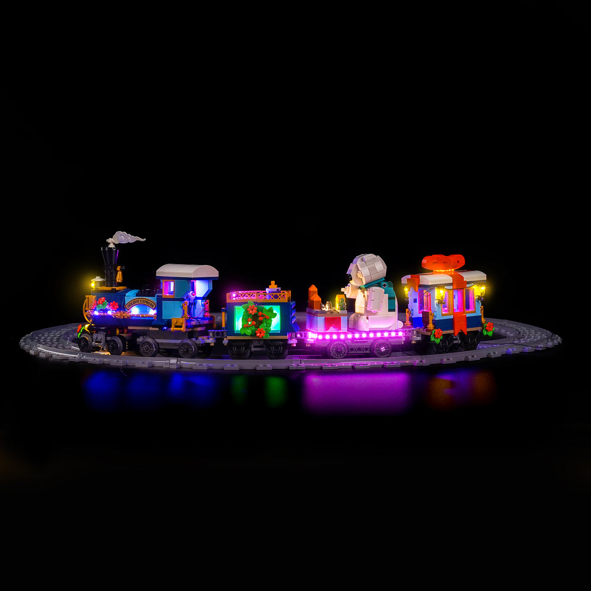 BrickBling Lichtset für LEGO Icons Holiday Express Train 10361