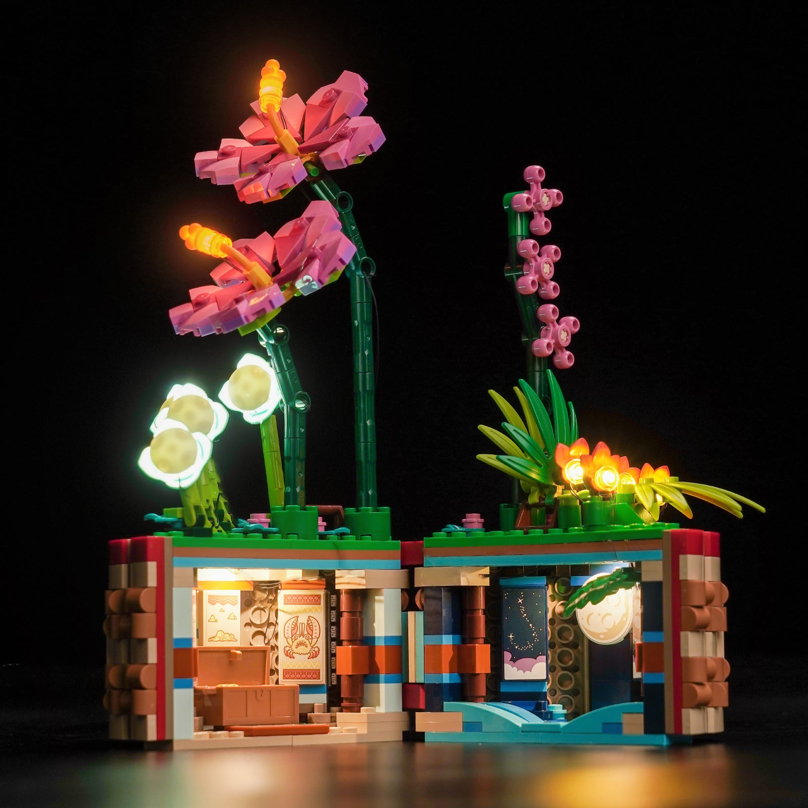 BrickBling Light Kit for LEGO Disney Moana's Flowerpot 43252