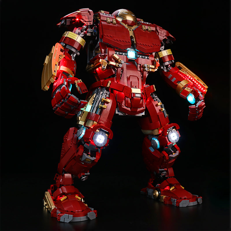 BrickBling Lichtset für LEGO Marvel Hulkbuster 76210