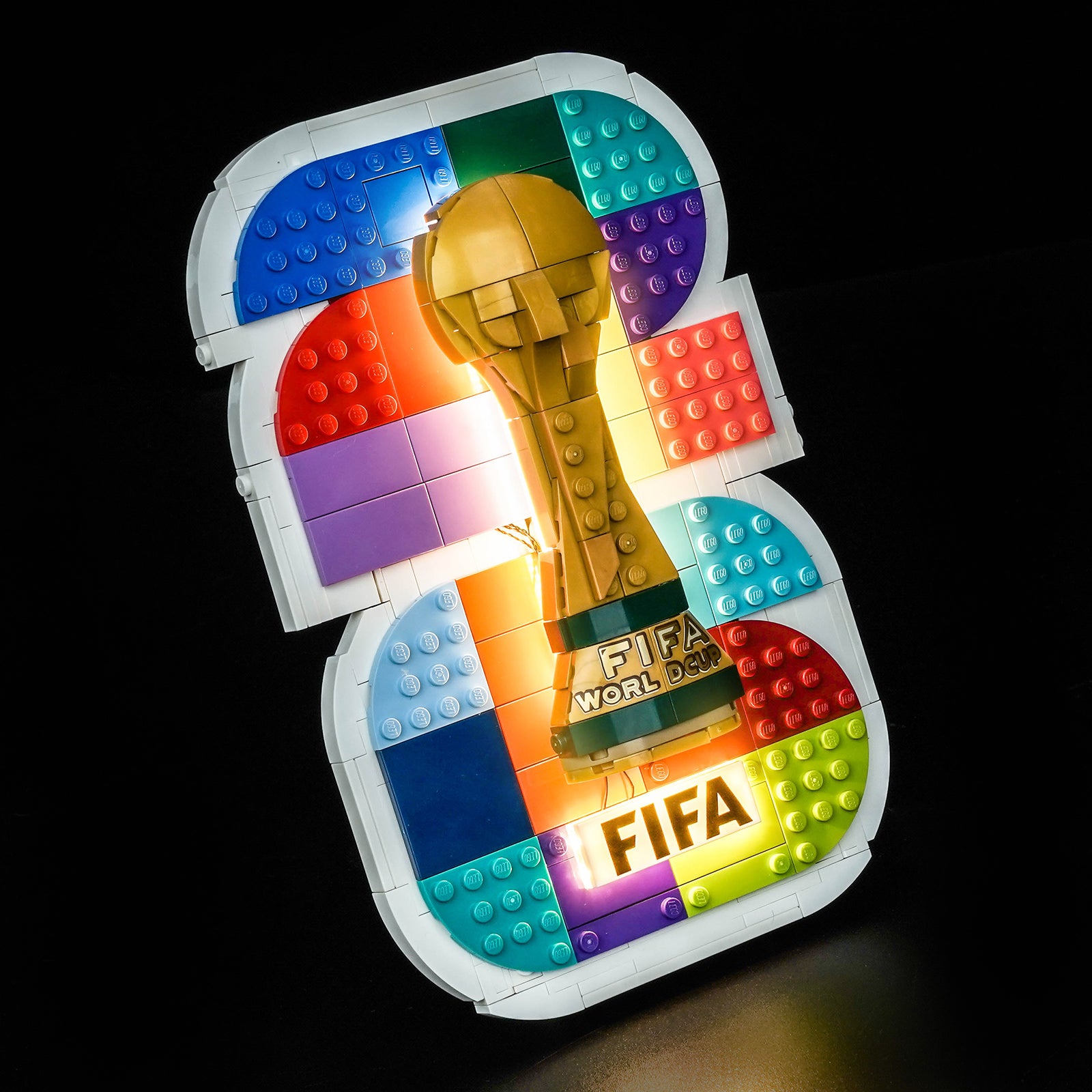BrickBling Light Kit for LEGO Editions FIFA World Cup 2026™ Official Emblem 43032