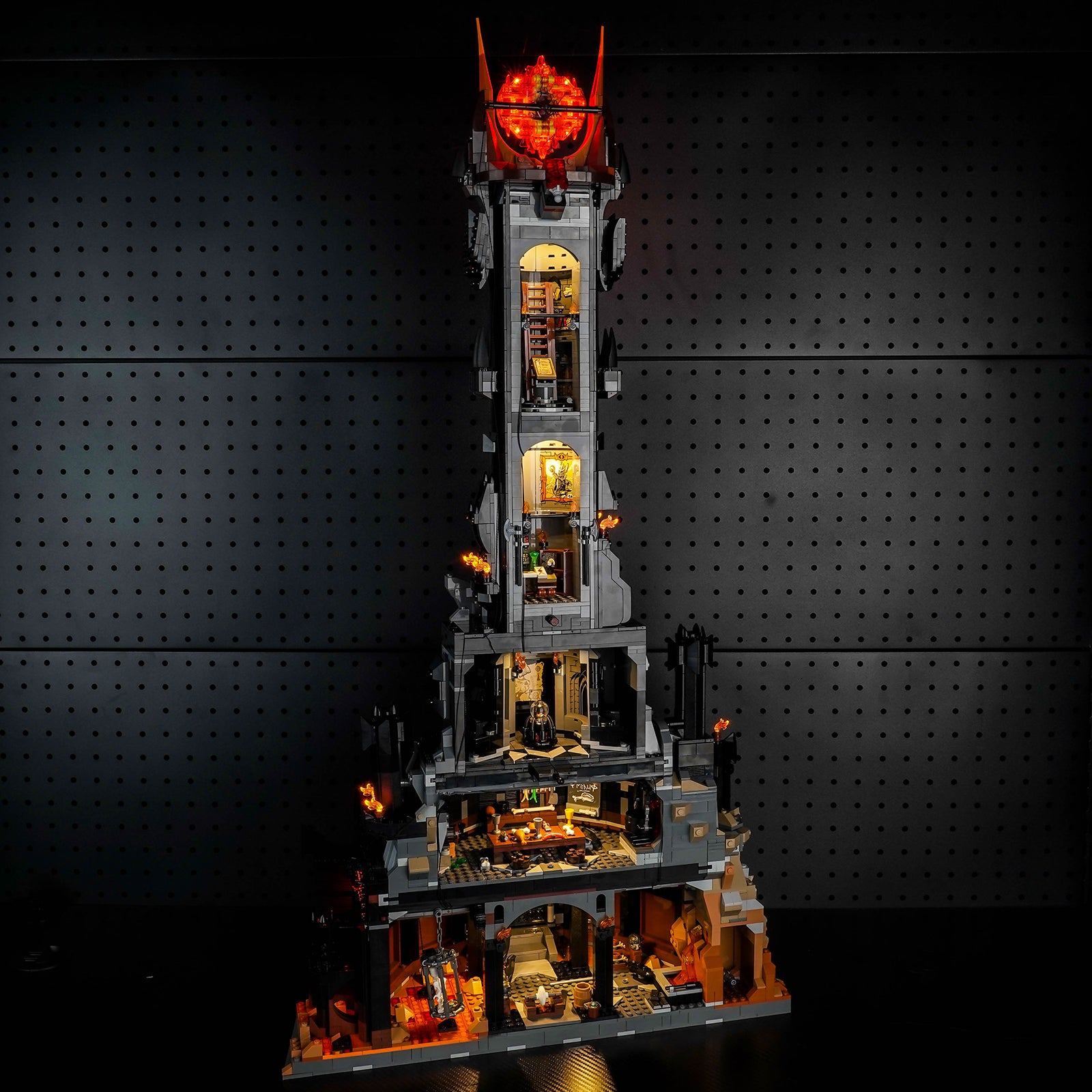 BrickBling Light Kit for LEGO Icons The Lord of the Rings: Barad-dûr 10333