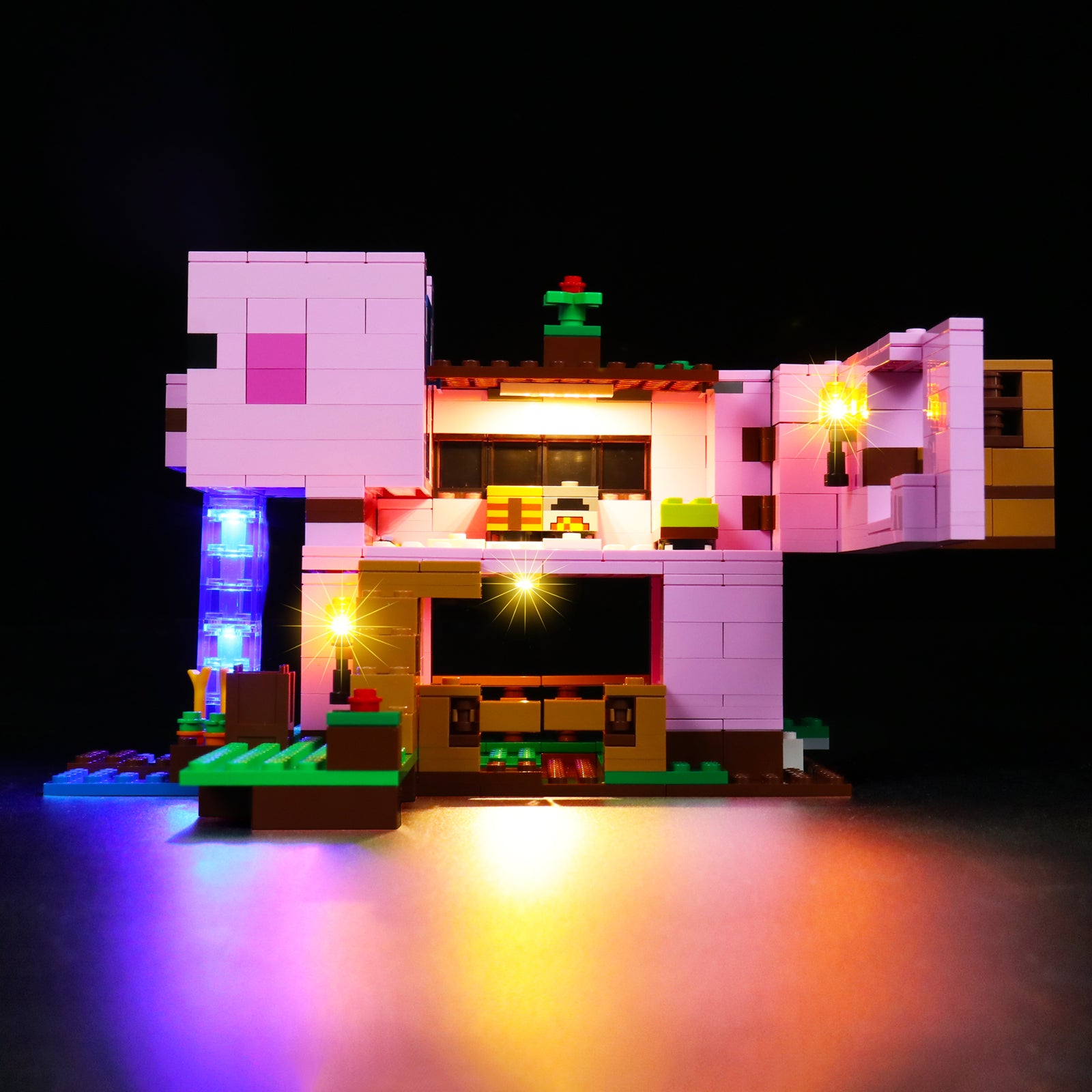 BrickBling Lichtset für LEGO Minecraft Pig House 21170