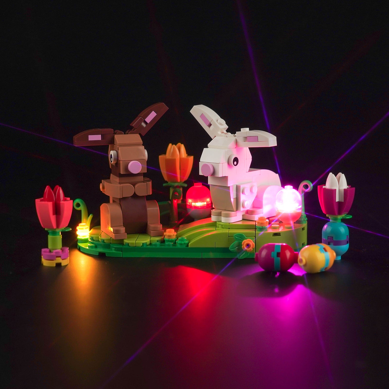 BrickBling Light Kit for LEGO Easter Rabbits Display 40523