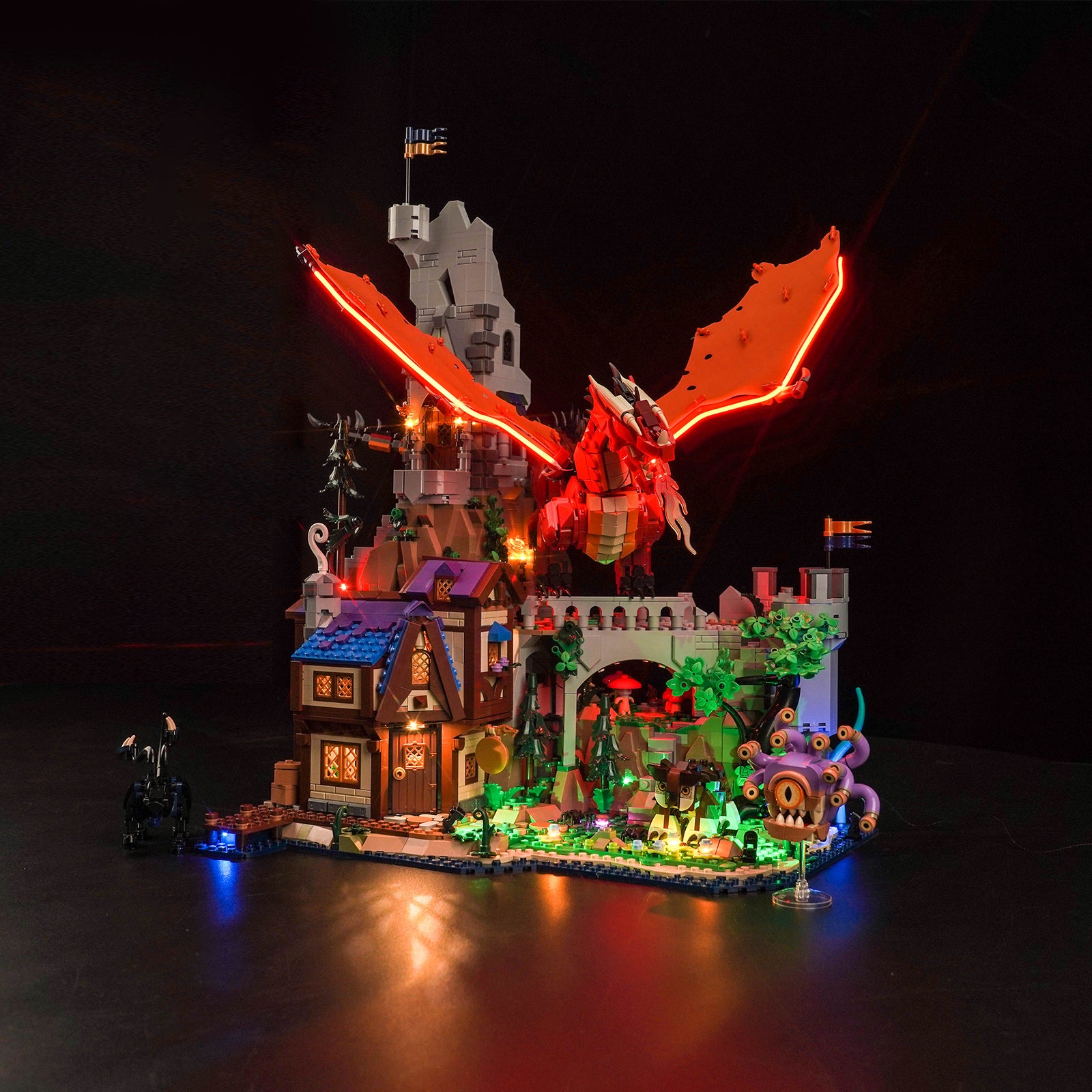 BrickBling Light Kit for LEGO Dungeons & Dragons: Red Dragon's Tale 21348