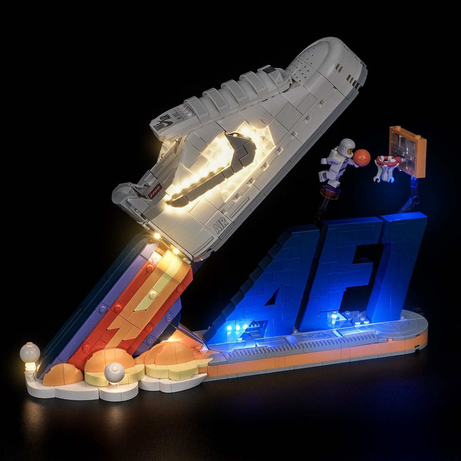Kit d'éclairage BrickBling pour LEGO Nike Air Force 1 x ensemble LEGO® 43026