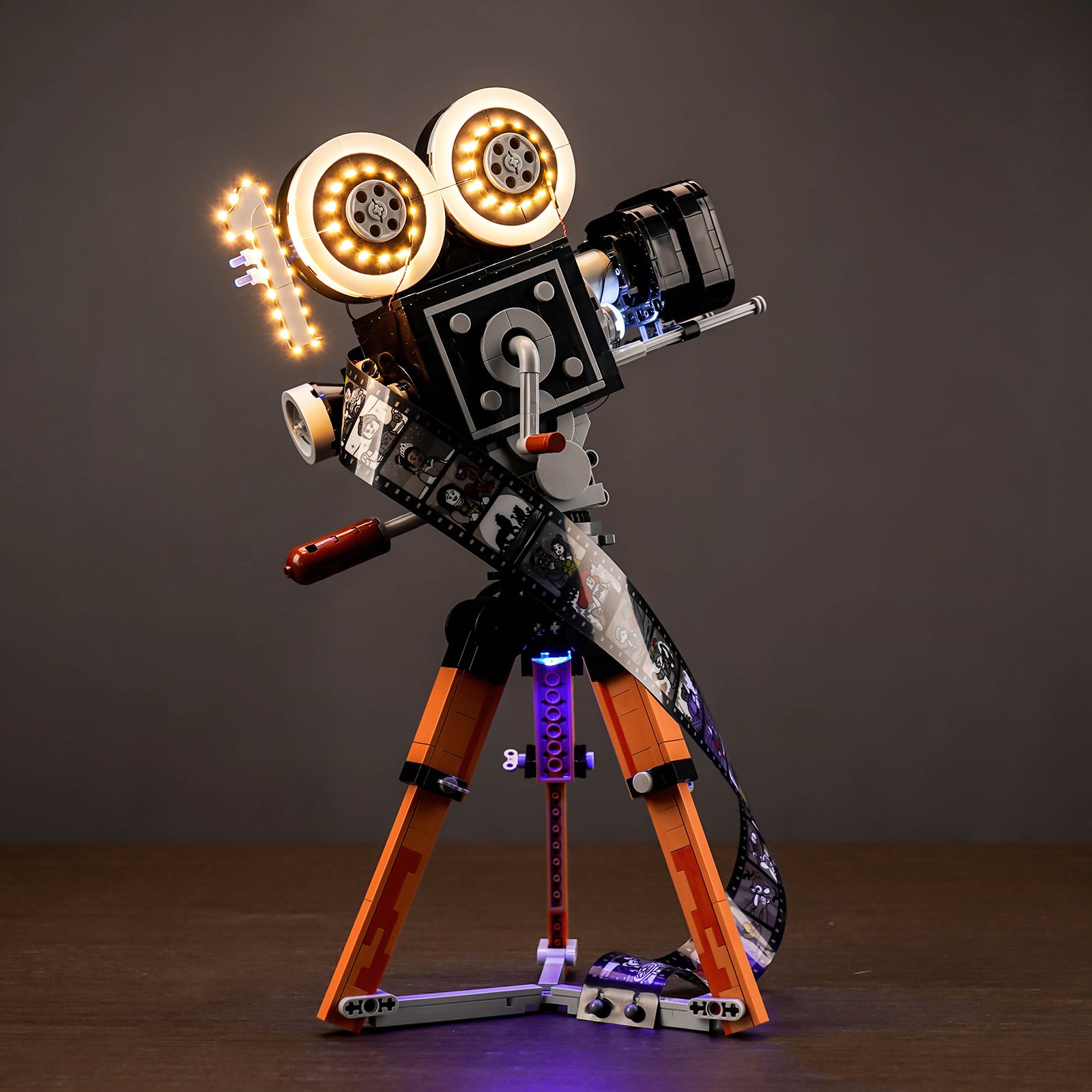 BrickBling Light Kit for LEGO Walt Disney Tribute Camera 43230 Warm Light