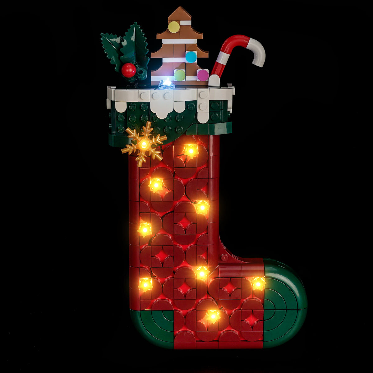 BrickBling Beleuchtungsset für LEGO Weihnachtsstrumpf 40958