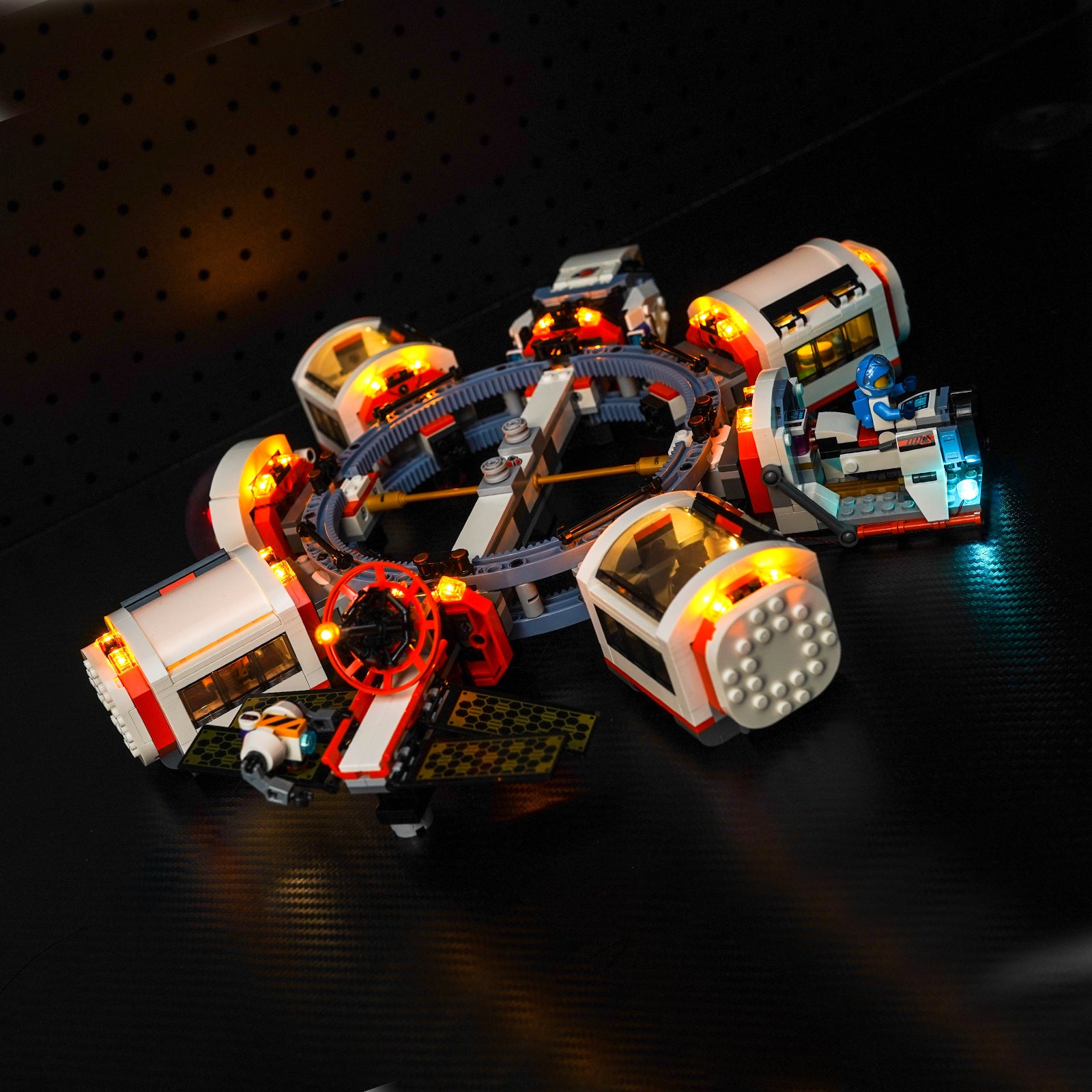 BrickBling Lichtset für LEGO City Modulare Raumstation 60433