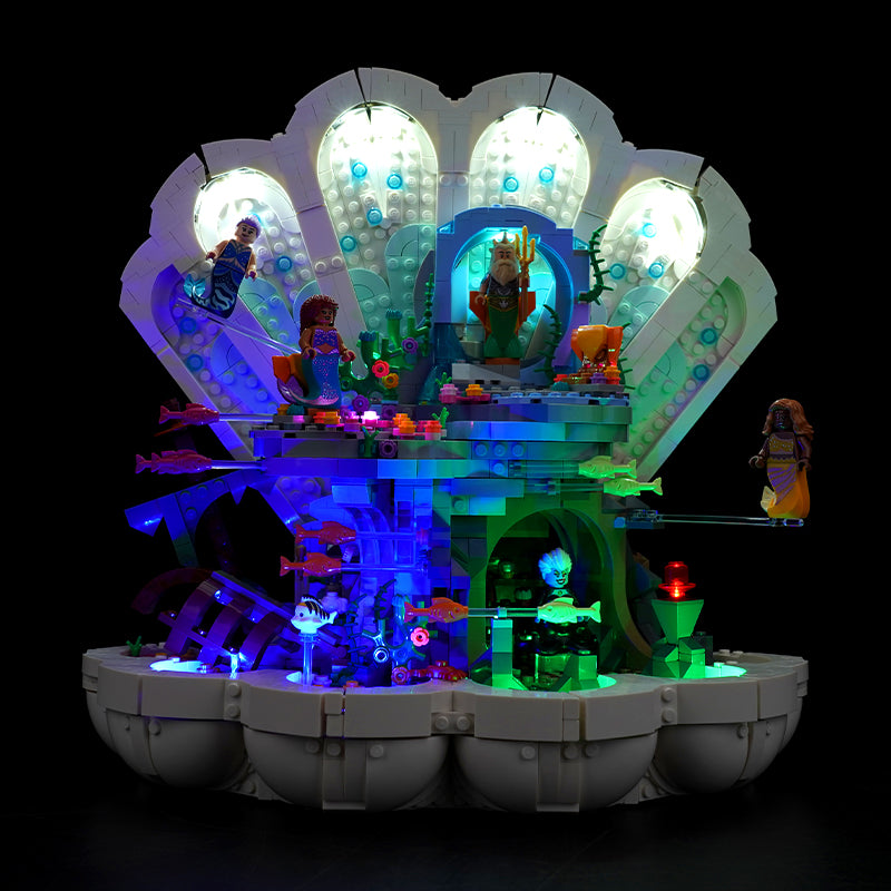 BrickBling Lichtset für die kleine Meerjungfrau Royal Clamshell 43225