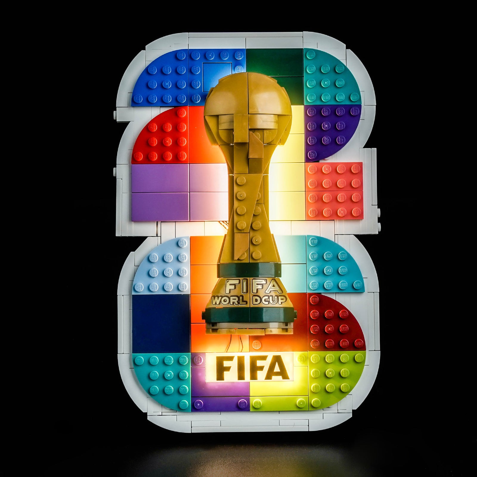 BrickBling Light Kit for LEGO Editions FIFA World Cup 2026™ Official Emblem 43032