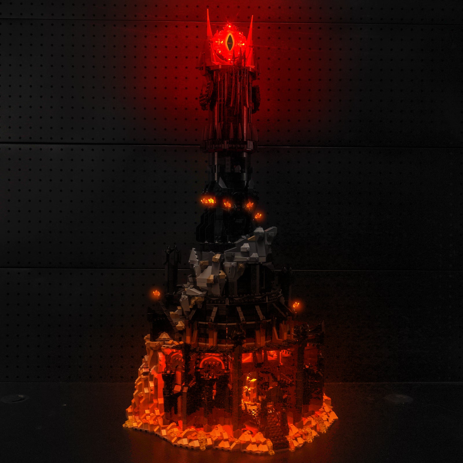 BrickBling Light Kit for LEGO Icons The Lord of the Rings: Barad-dûr 10333