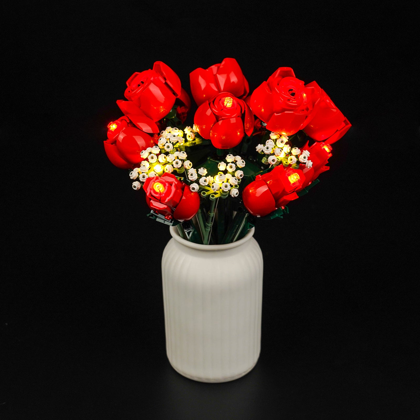 Kit d'éclairage BrickBling pour icônes LEGO Bouquet de roses 10328