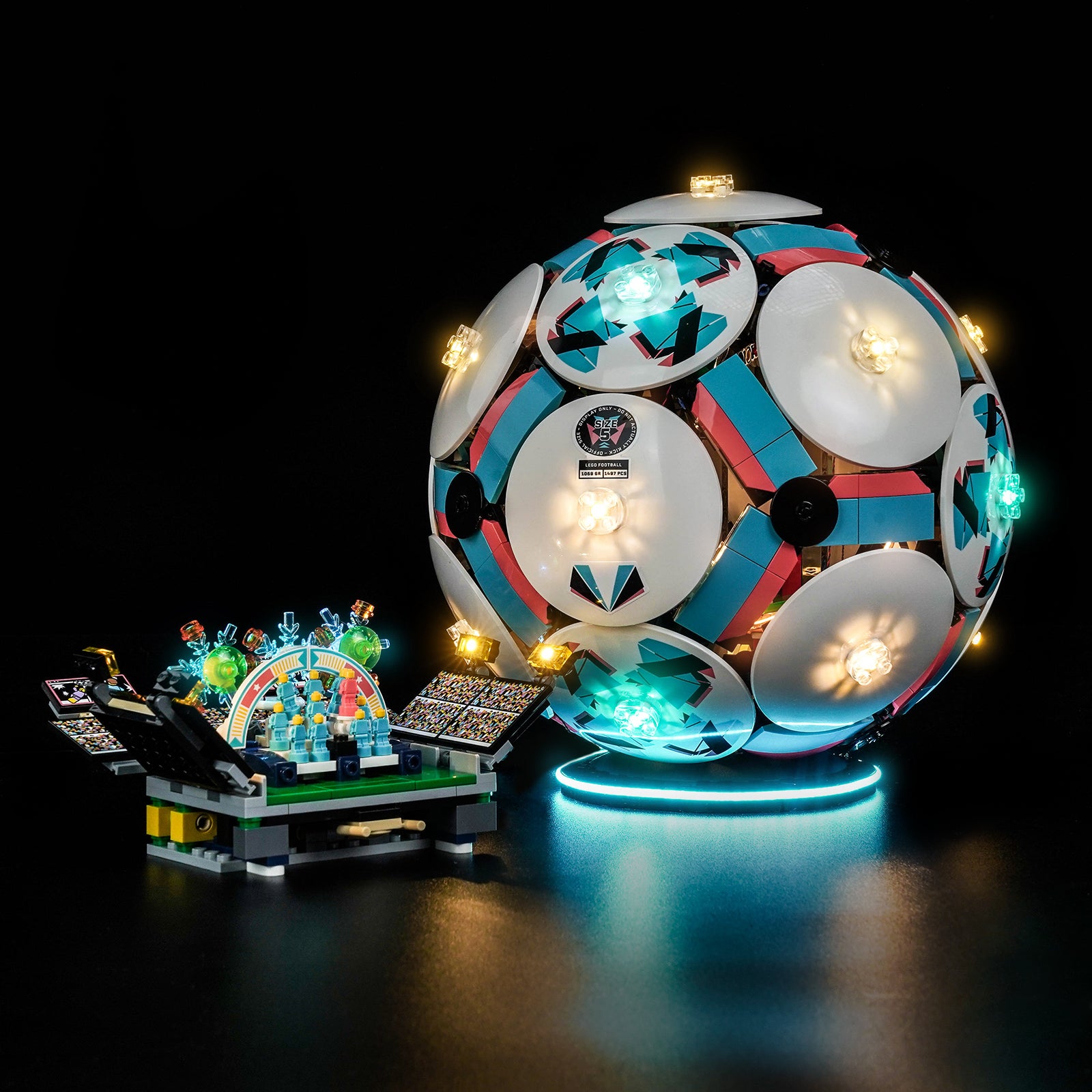 Kit d'éclairage BrickBling pour ballon de football LEGO Editions 43019