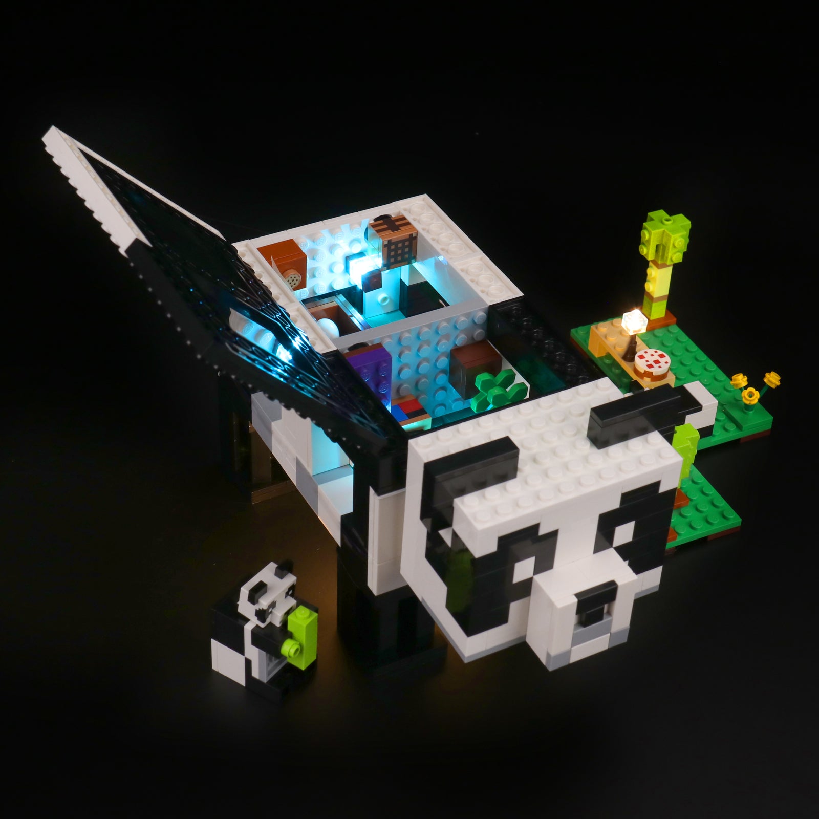 BrickBling Lichtset für LEGO Panda Haven 21245