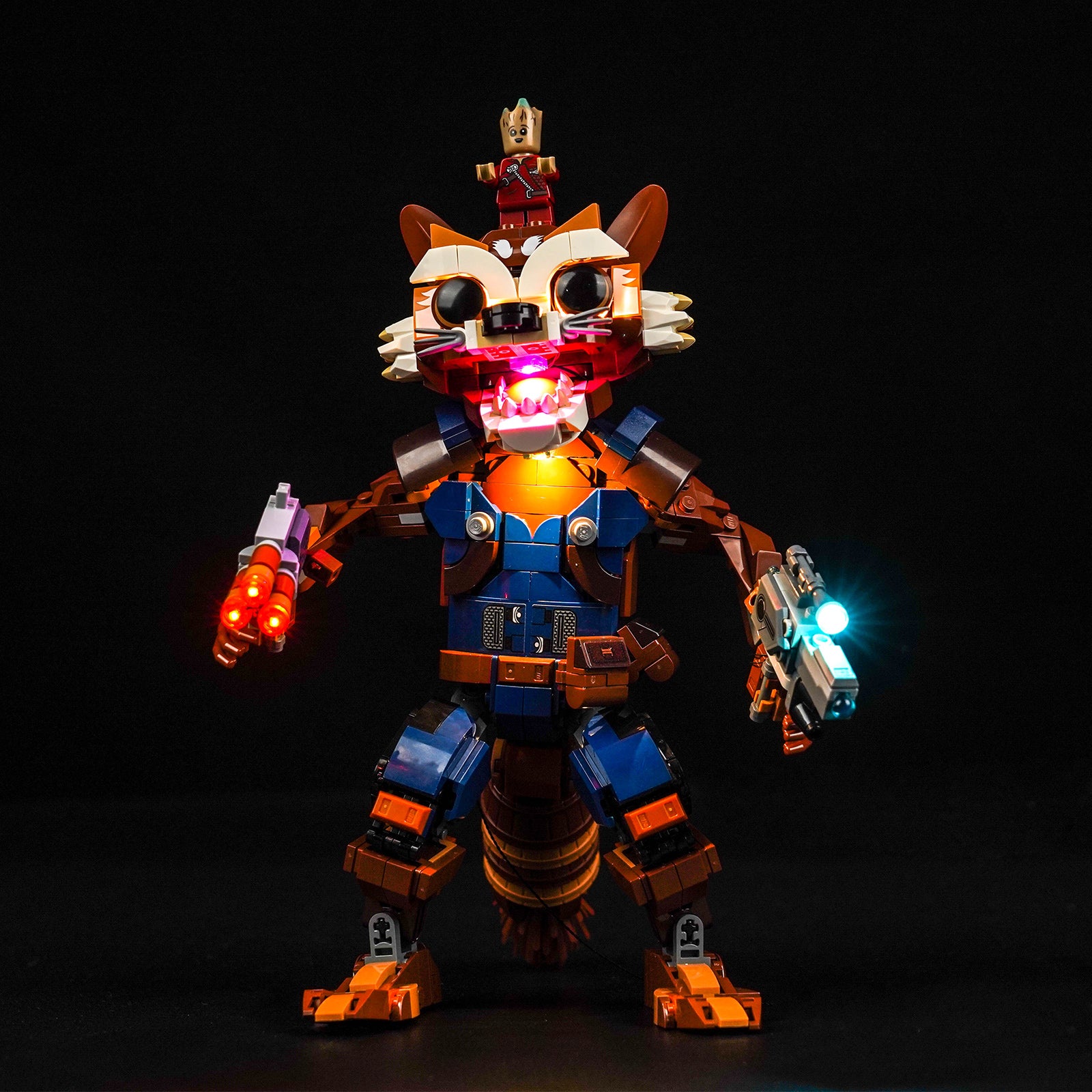 BrickbBling Light Kit for LEGO Marvel Rocket & Baby Groot 76282