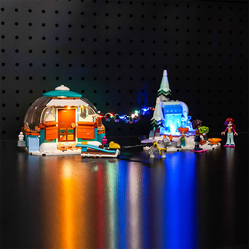 Kit d'éclairage BrickBling pour LEGO Igloo Holiday Adventure 41760