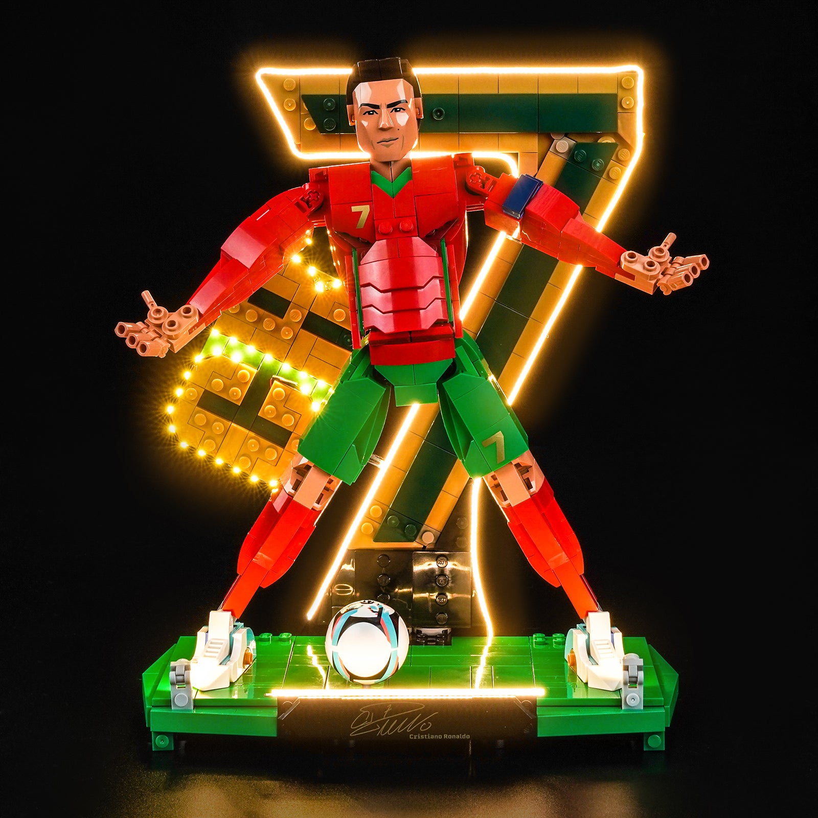 BrickBling Light Kit for LEGO Editions Cristiano Ronaldo – Soccer Legend 43016