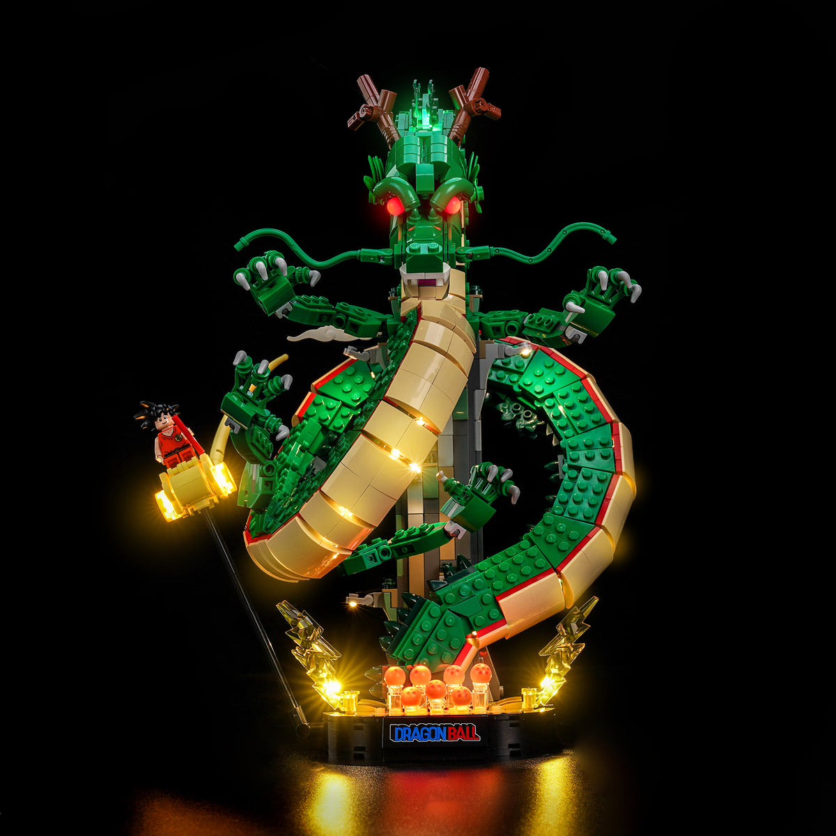 BrickBling Beleuchtungsset für LEGO Icons Dragon Ball: Shenron & Goku 11390
