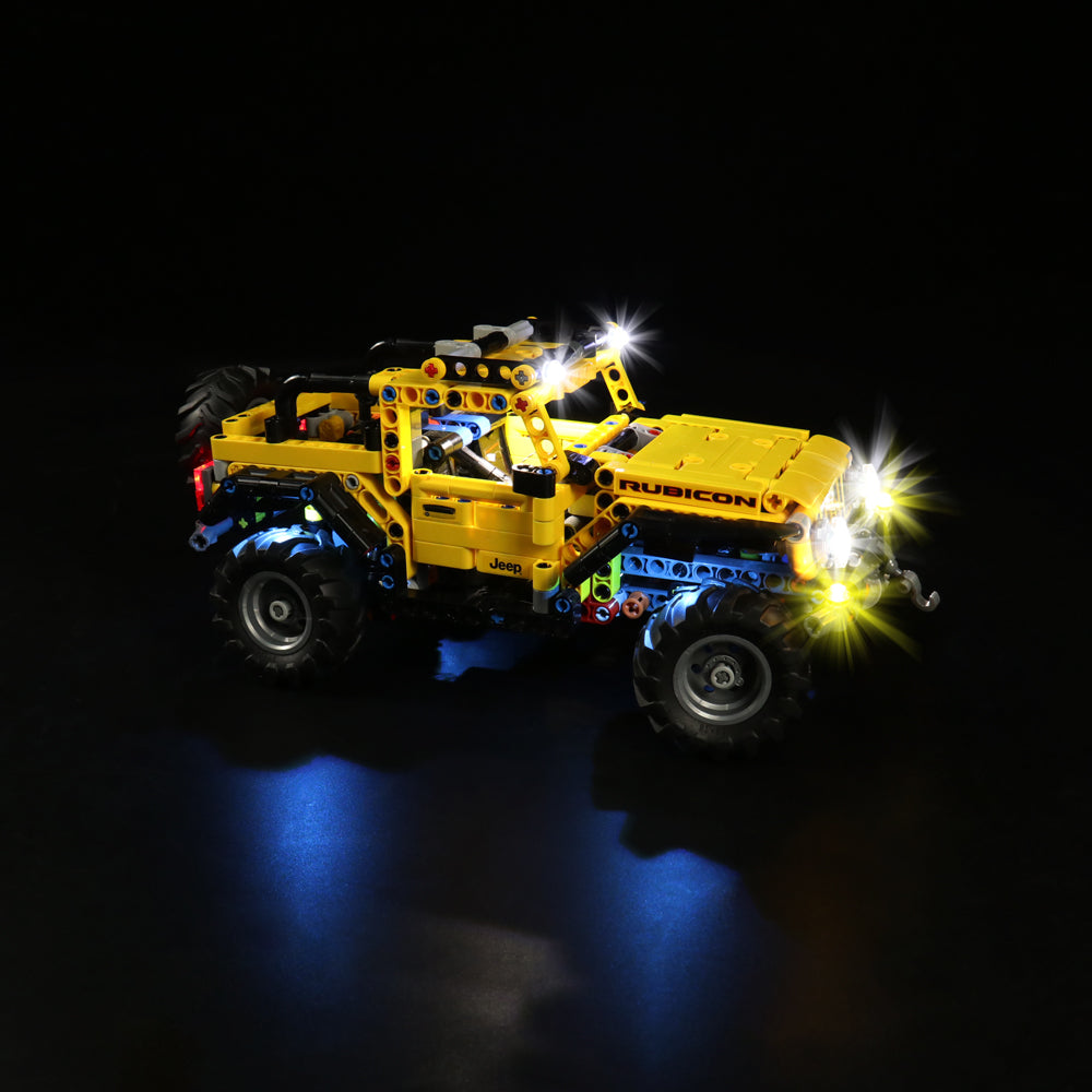 Kit d'éclairage BrickBling pour LEGO Technic Jeep Wrangler 42122
