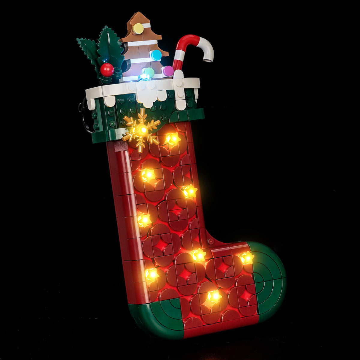 BrickBling Beleuchtungsset für LEGO Weihnachtsstrumpf 40958