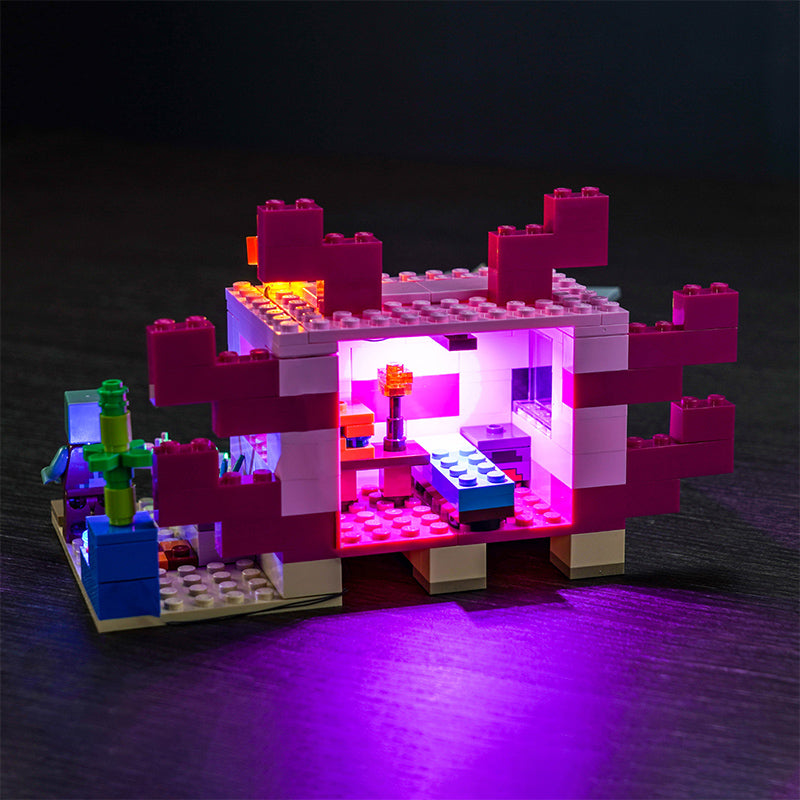 BrickBling Lighting Kit for LEGO The Axolotl House 21247