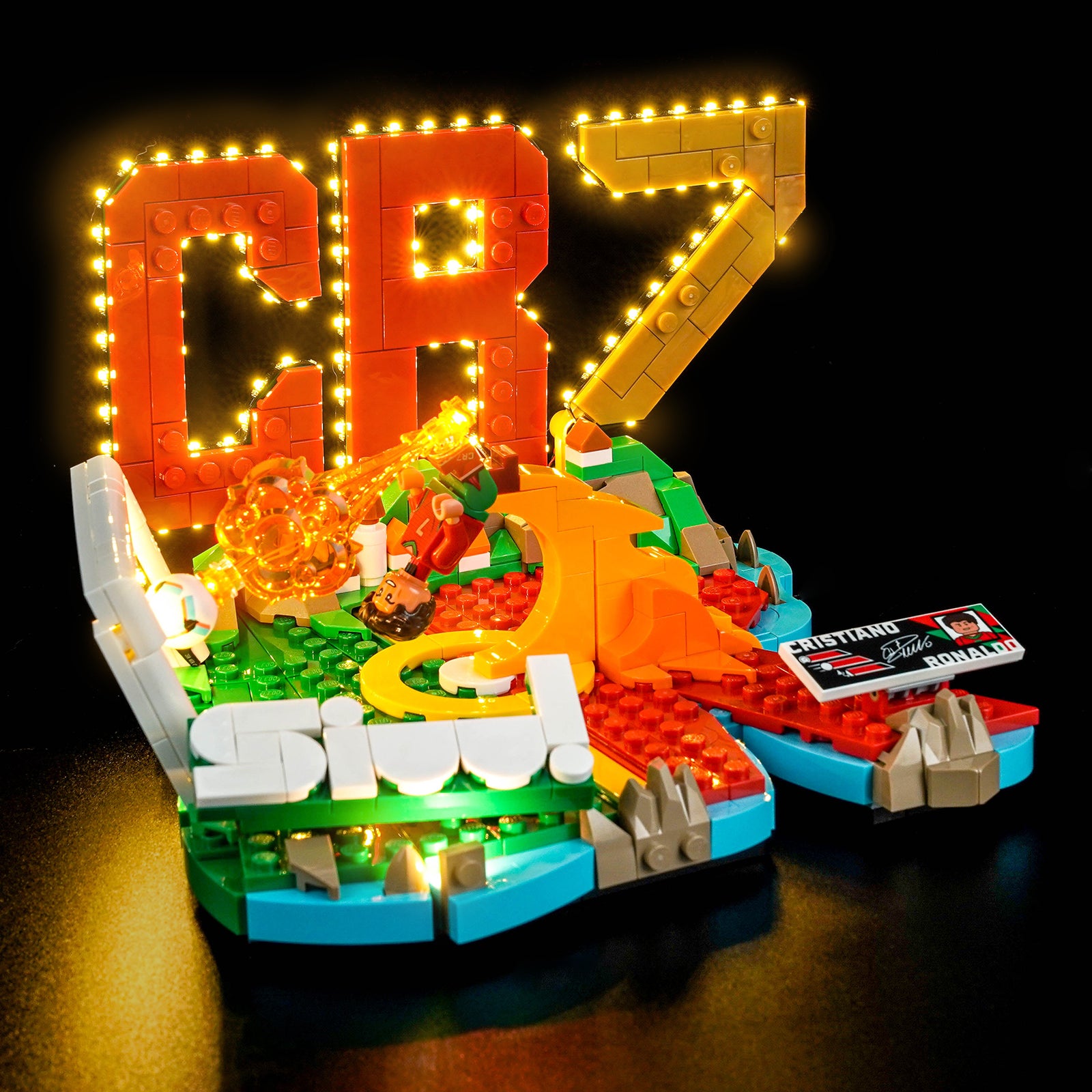 BrickBling Light Kit for LEGO Editions Cristiano Ronaldo – Soccer Highlights 43012