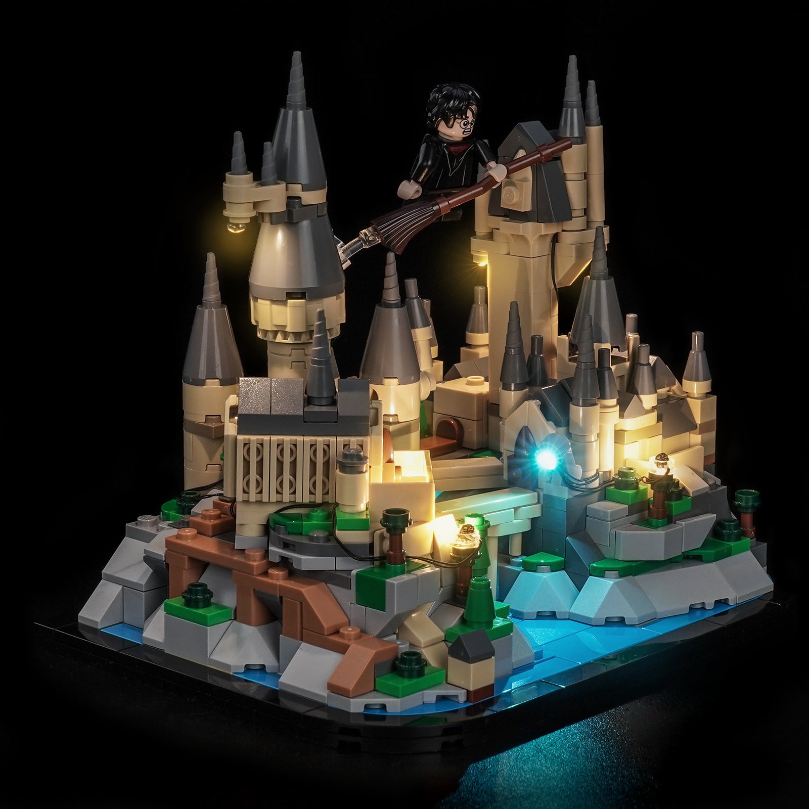 BrickBling Beleuchtungsset für LEGO Harry Potter Miniatur-Hogwarts™-Schloss 440975