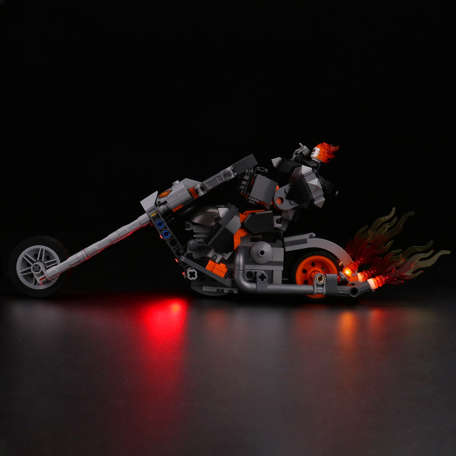BrickBling Light Kit for LEGO Ghost Rider Mech & Bike 76245