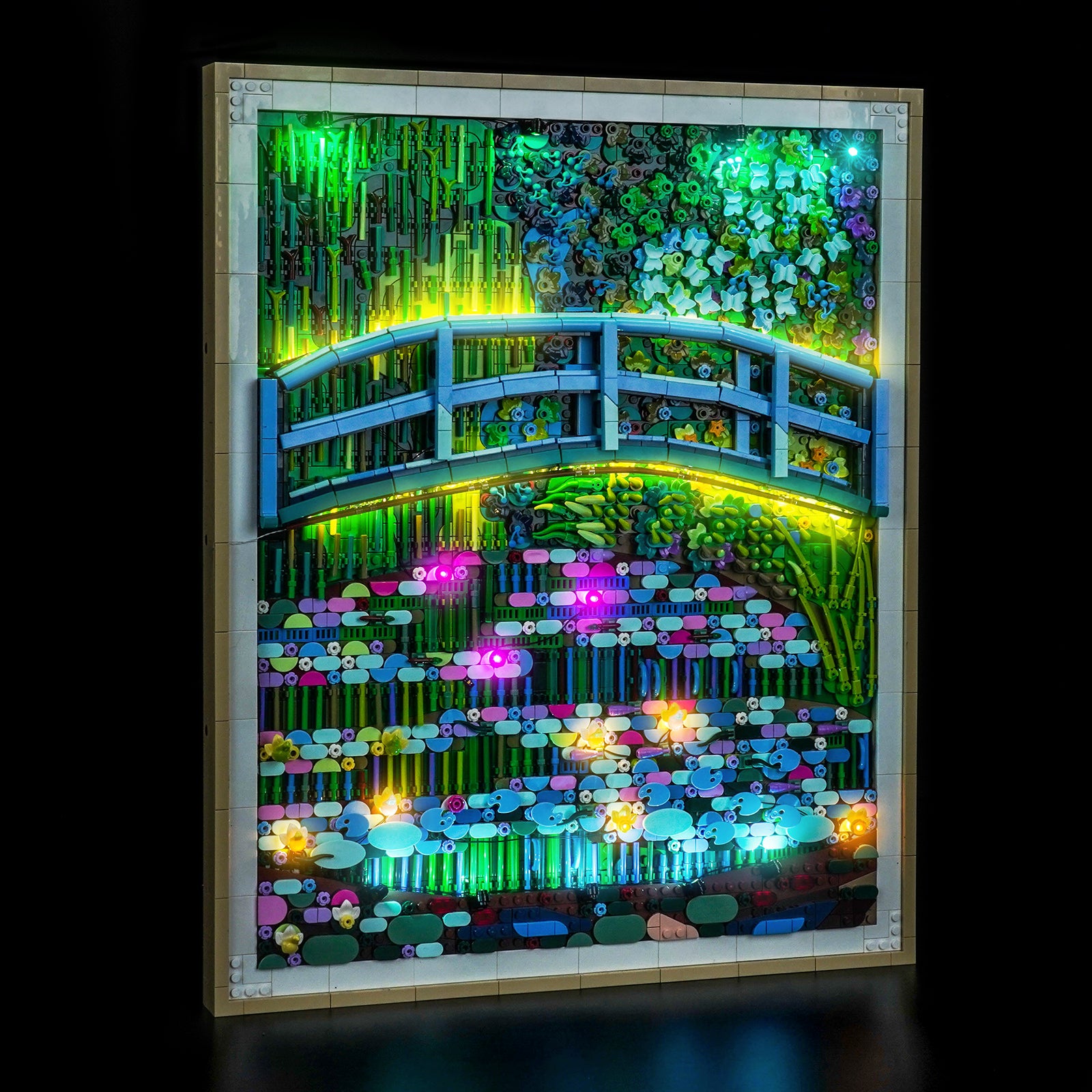 BrickBling Light Kit for LEGO Art Claude Monet – Bridge over a Pond of Water Lilies 31220