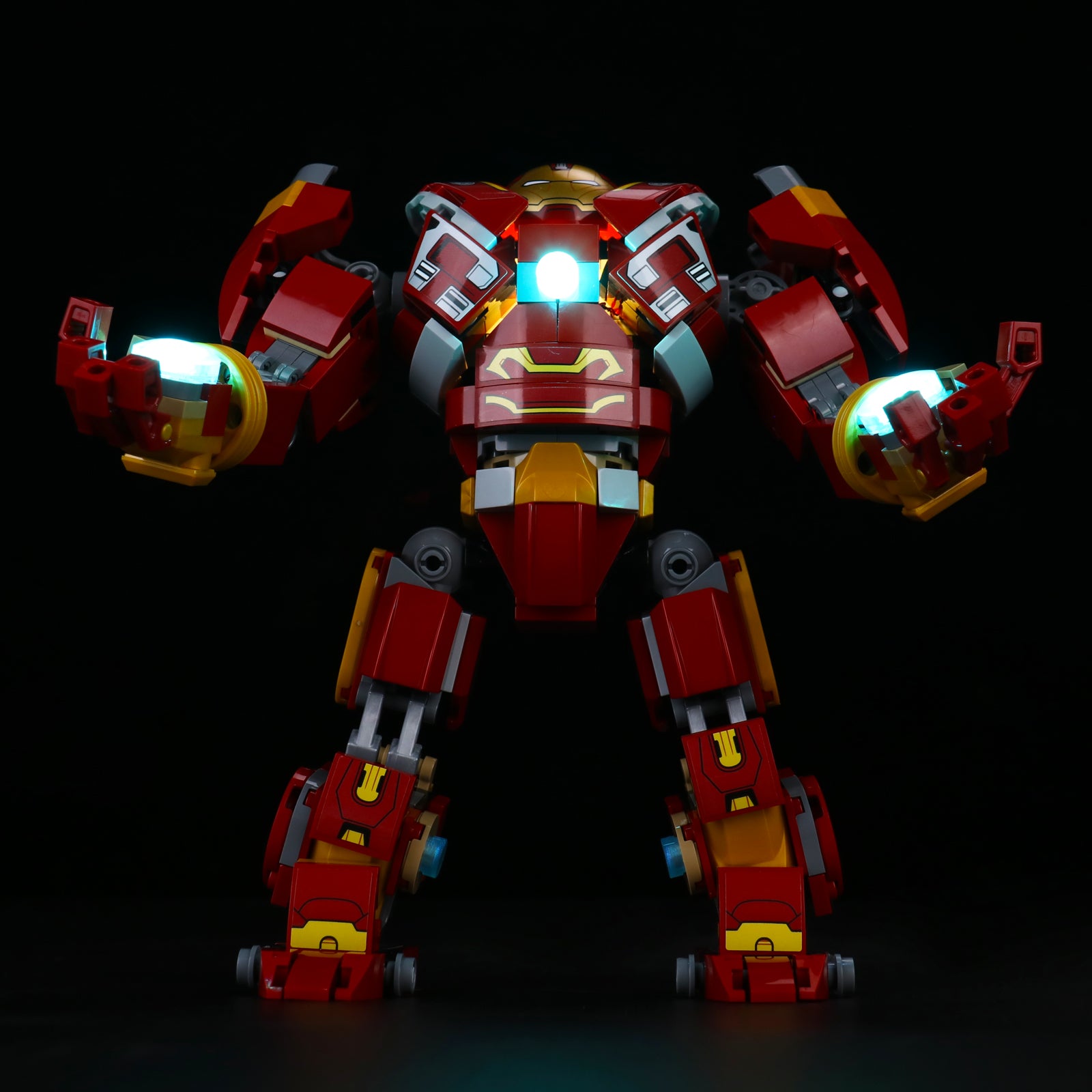Lego Moc Lego Iron Man Hulkbuster Instructions BrickBling Light