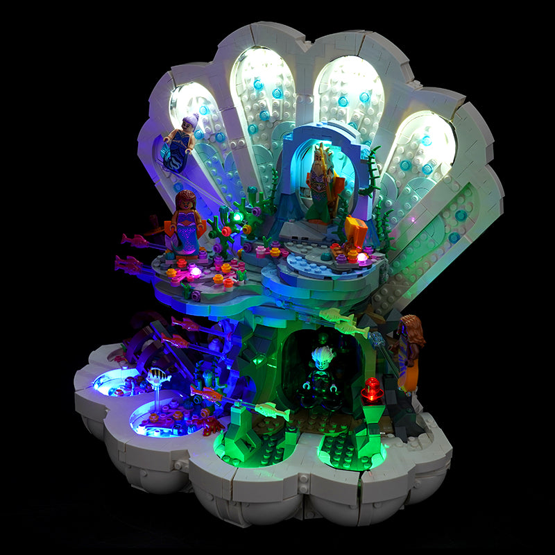 BrickBling Lichtset für die kleine Meerjungfrau Royal Clamshell 43225