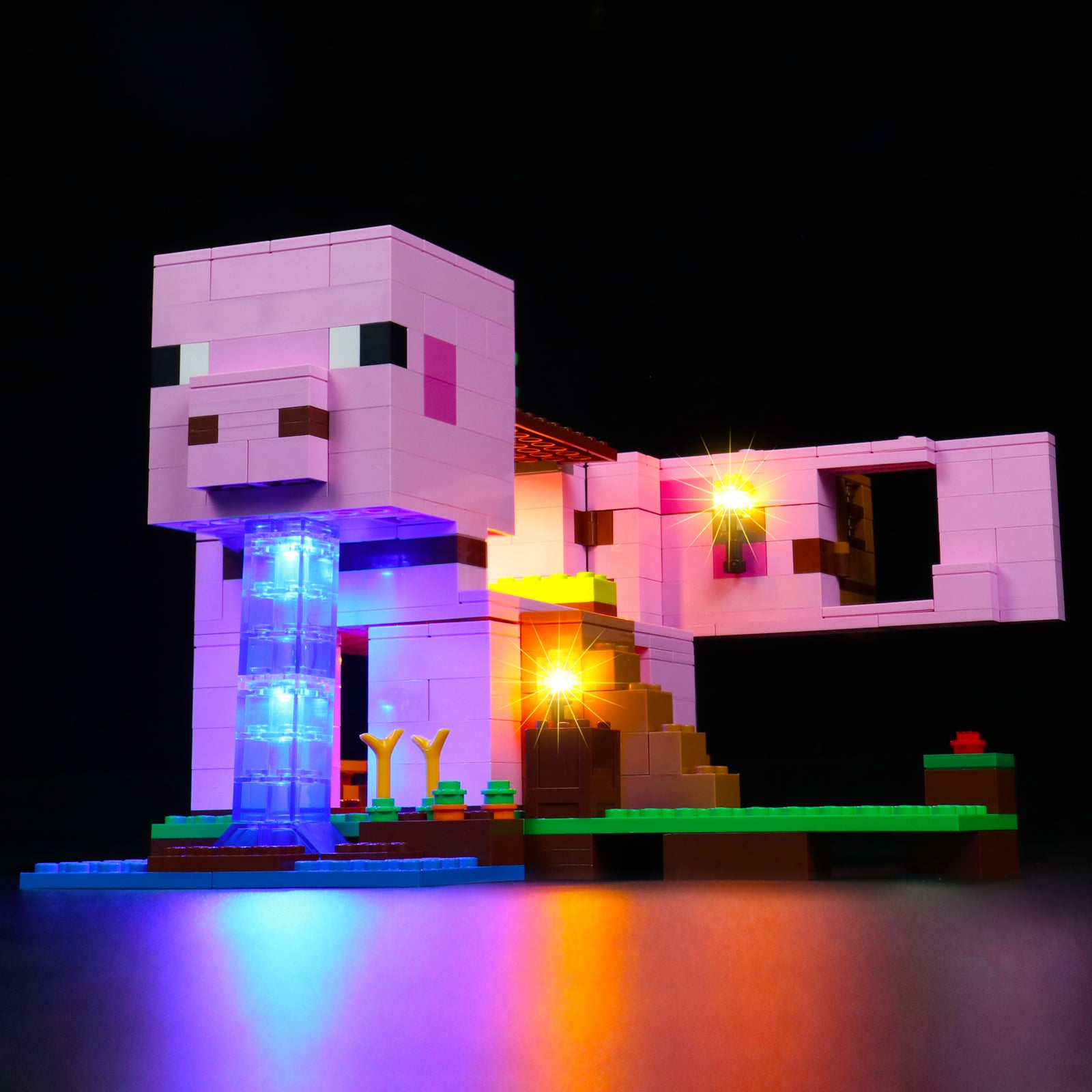BrickBling Lichtset für LEGO Minecraft Pig House 21170